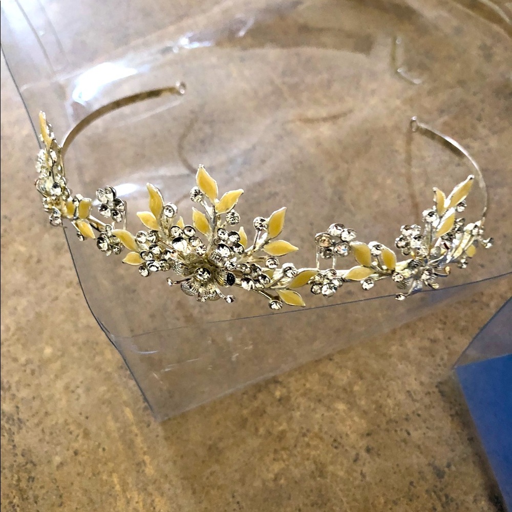 New Tiara. Silver with rhinestones